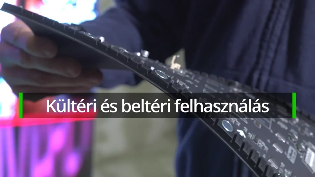 proled hungary hajlított ledfal kültéri beltéri