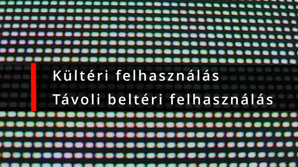 proled hungary kültéri ledfal felhasználás